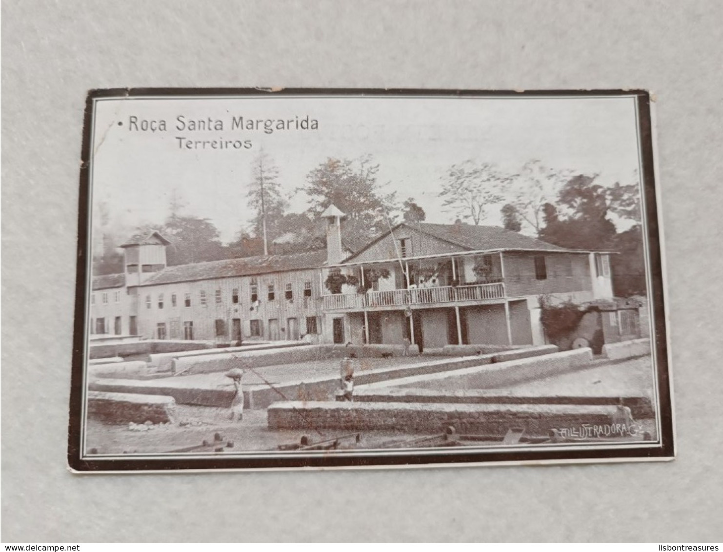 ANTIQUE POSTCARD SÃO TOME E PRINCIPE - ROÇA SANTA MARGARIDA TERREIROS UNUSED - Sao Tome Et Principe