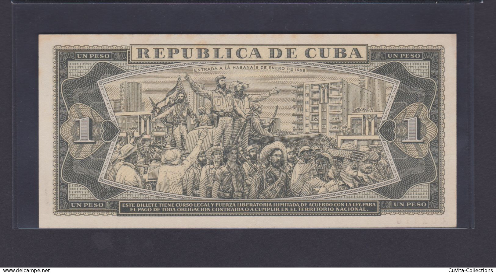 1 PESO 1968 UNC / SC SPECIMEN - Kuba