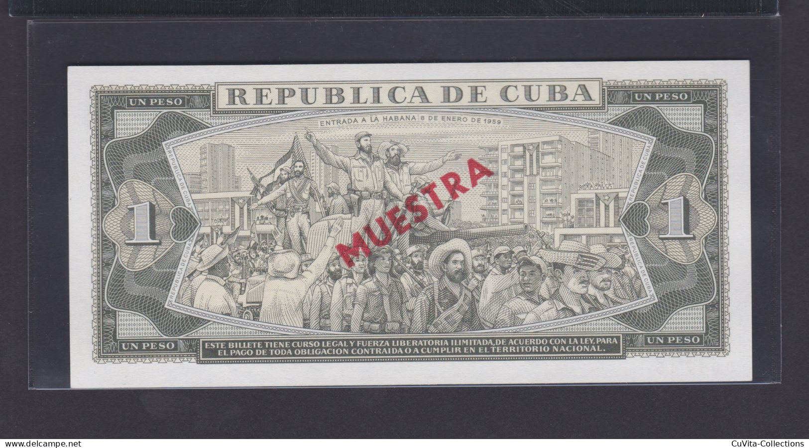 1 PESO 1982 UNC / SC MUESTRA - Kuba