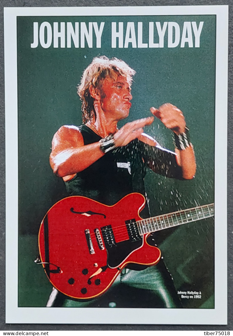 Carte Postale : Johnny Hallyday - Concert à Bercy 1992 - Artisti