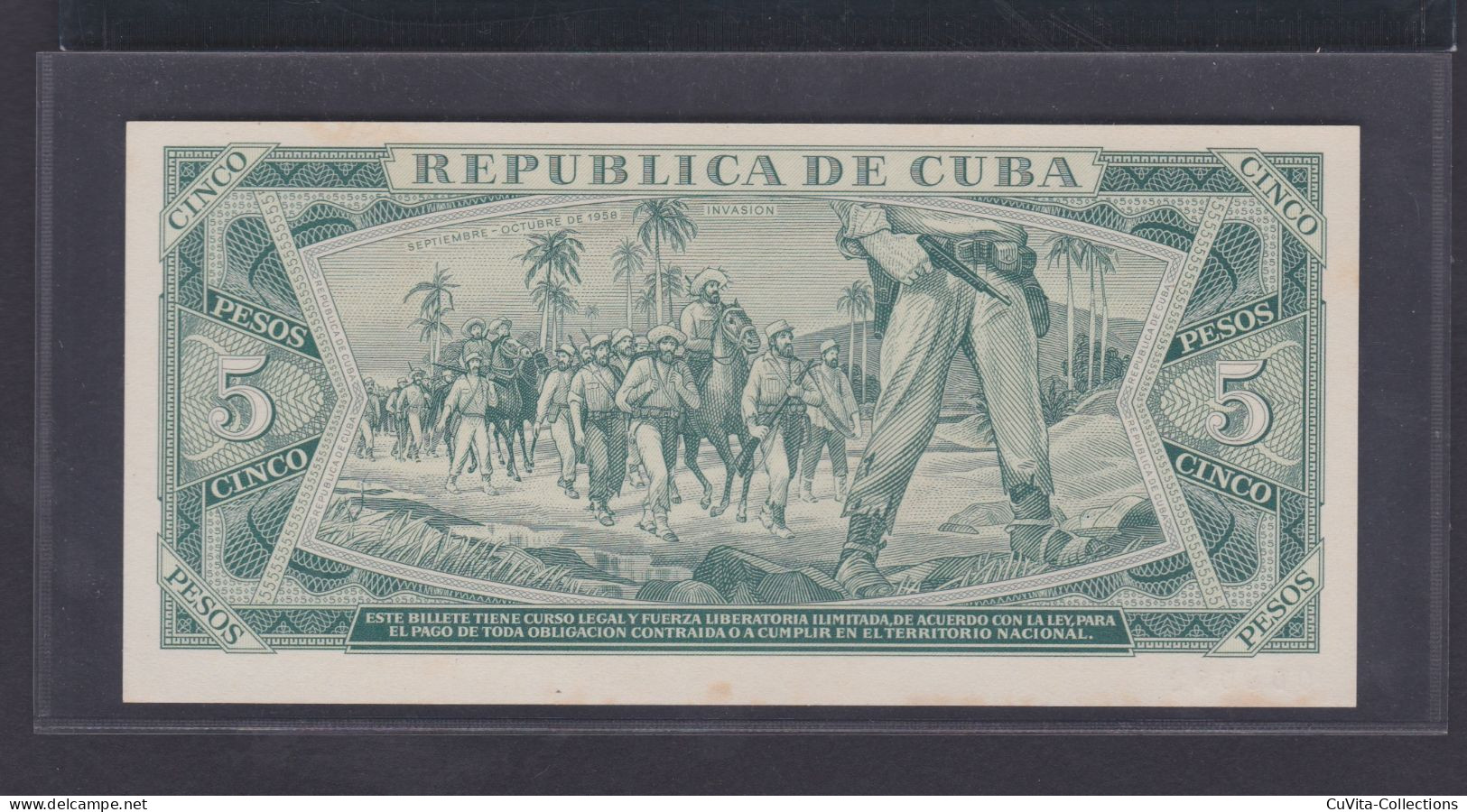 5 PESOS 1970 UNC / SC SPECIMEN - Cuba