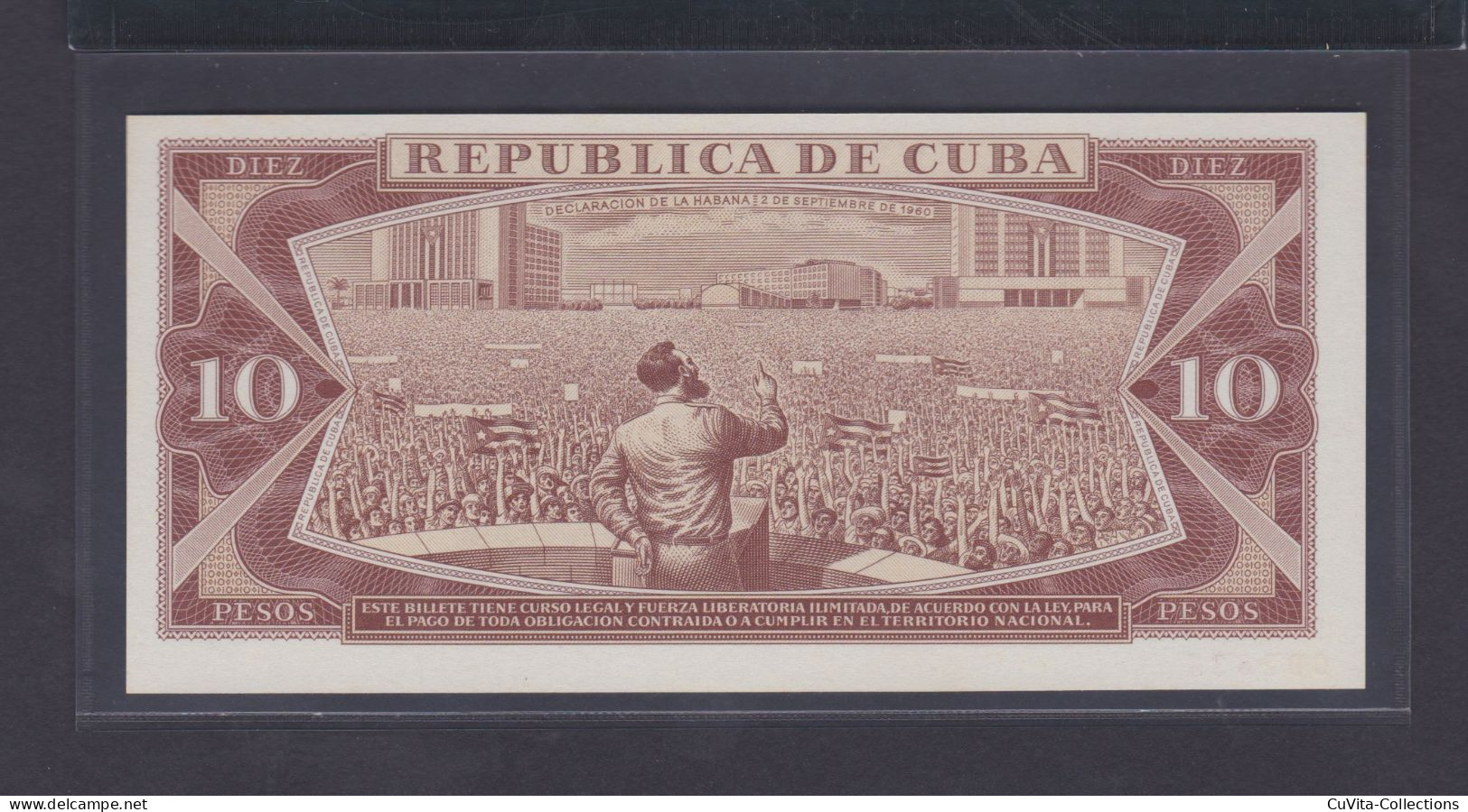 10 PESOS 1969 UNC / SC SPECIMEN - Cuba