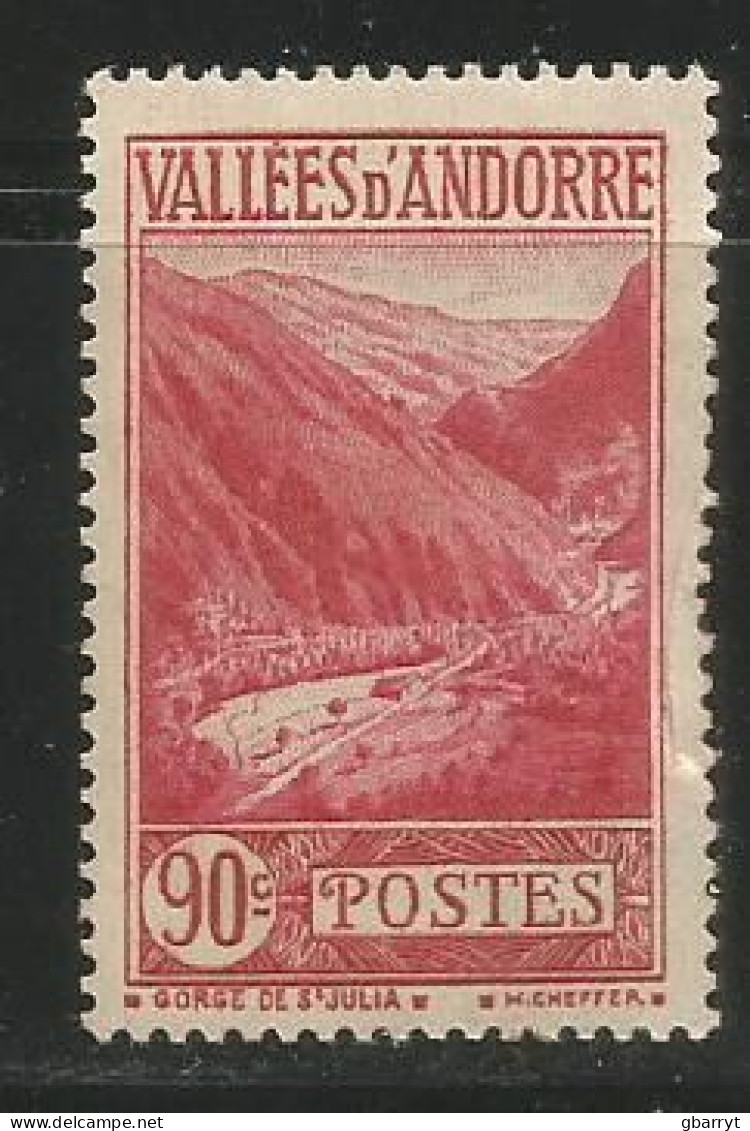 Andorra > French Andorra   MLH VF Scott # 47.....................(w101) - Unused Stamps