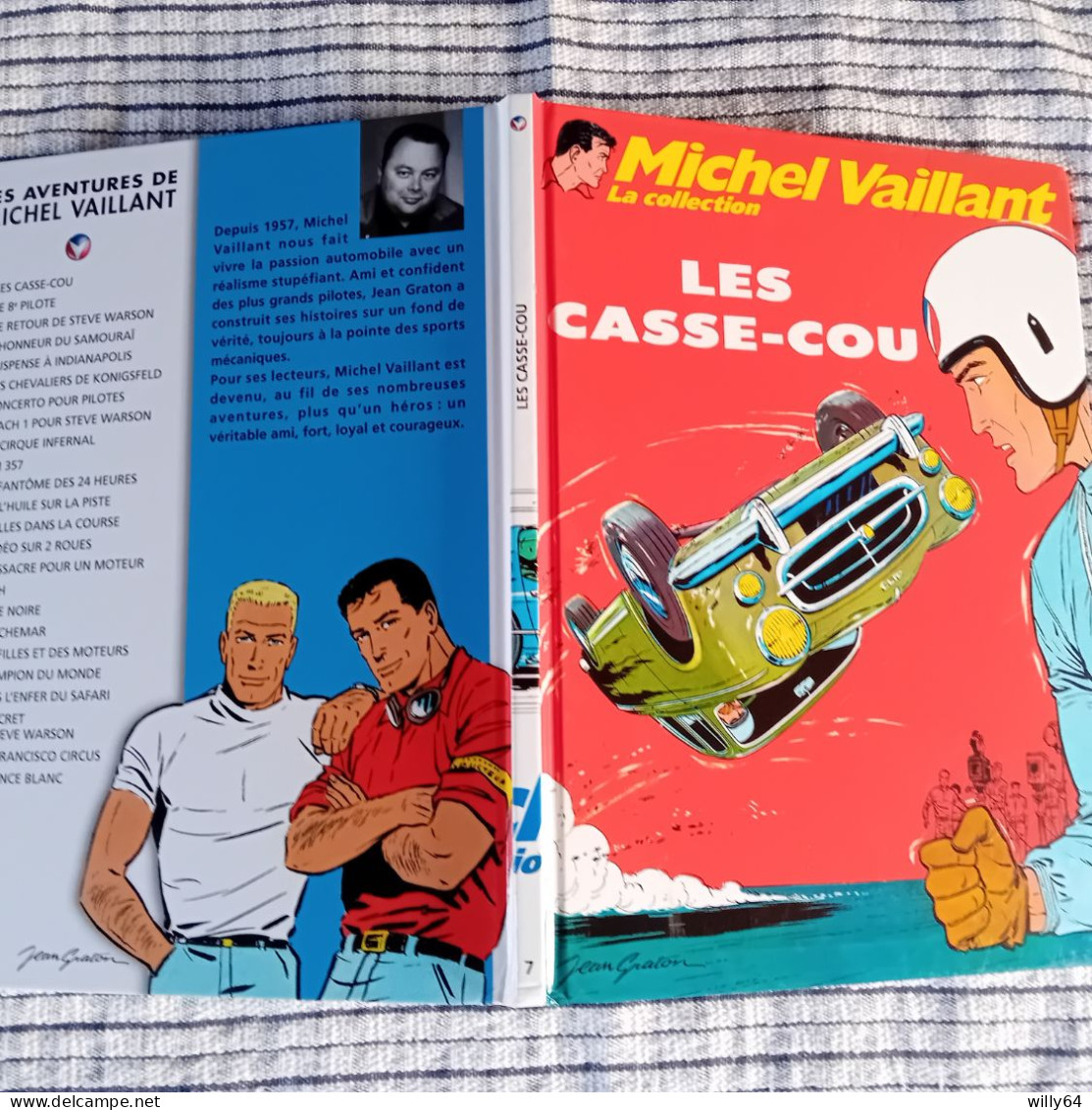 MICHEL VAILLANT LA COLLECTION  T7   Les Casse-cou    2010   Jean GRATON    Comme Neuve - Michel Vaillant