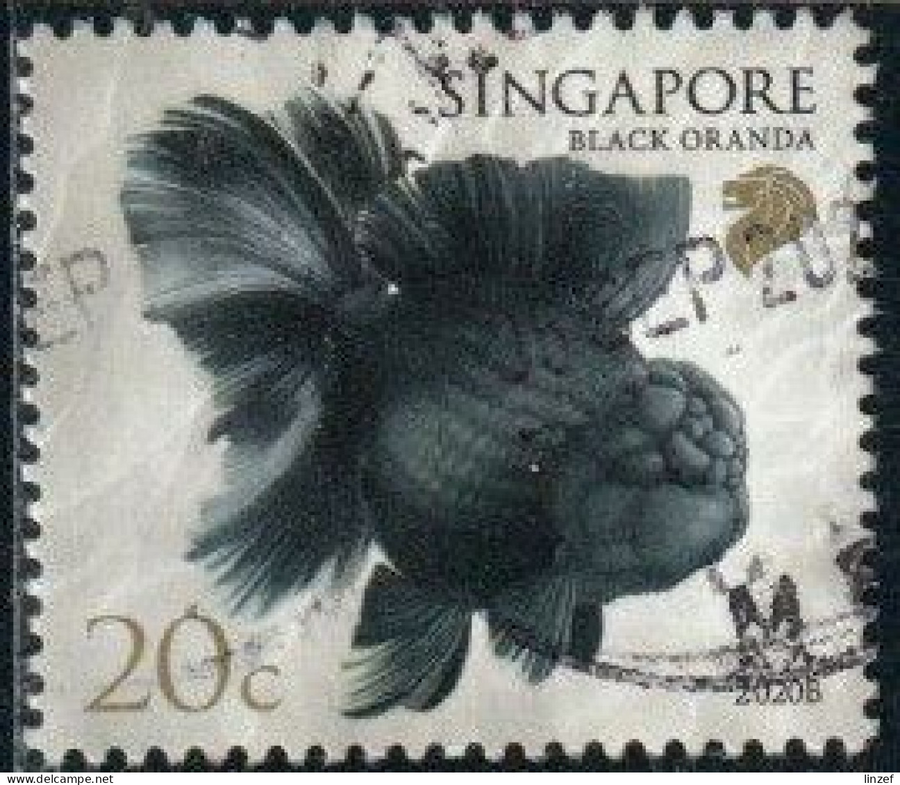 Singapour 2020 Yv. N°2383 - Oranda Noir - Oblitéré - Singapur (1959-...)