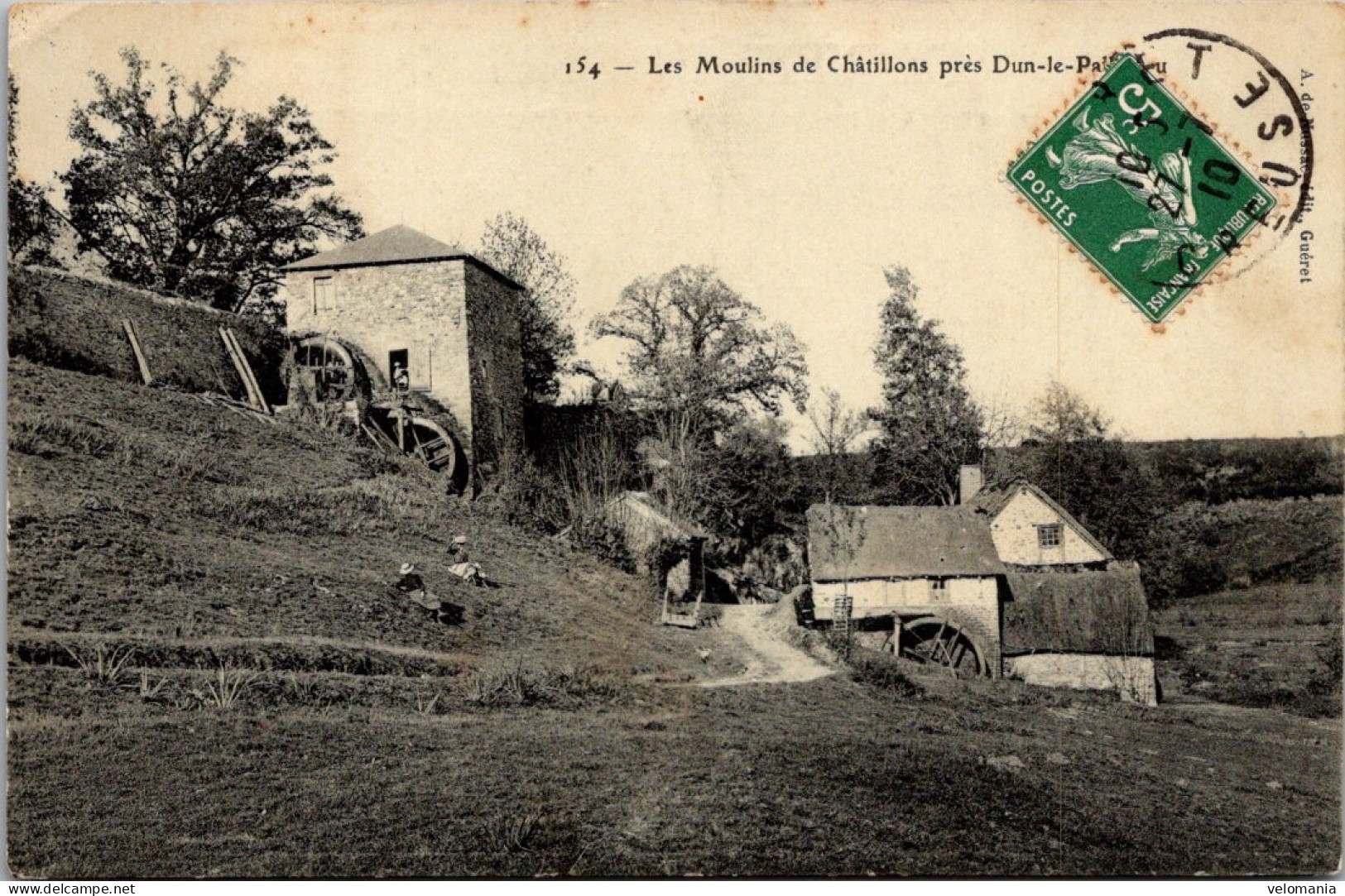 S15560 Cpa 23 Les Moulins De Châtillons Près Dun Le Palleteau - Dun Le Palestel