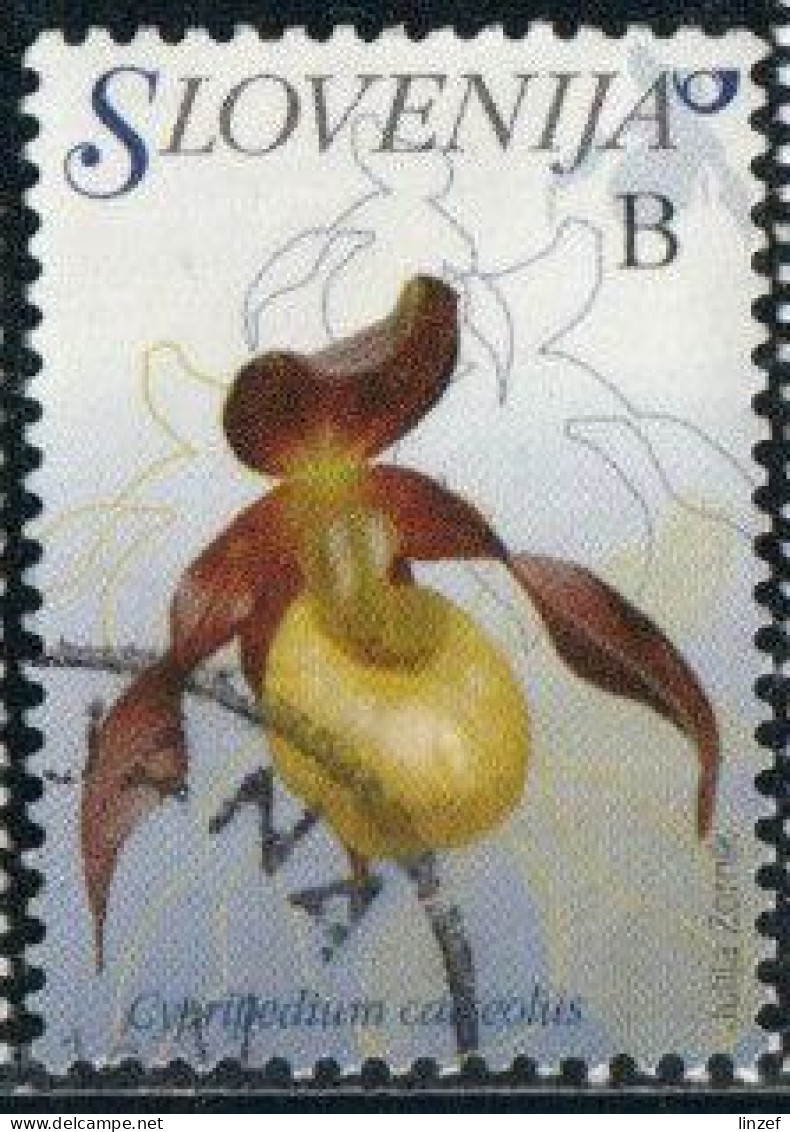 Slovénie 2007 Yv. N°563 - Orchidée Sabot De Vénus - Oblitéré - Slovenia