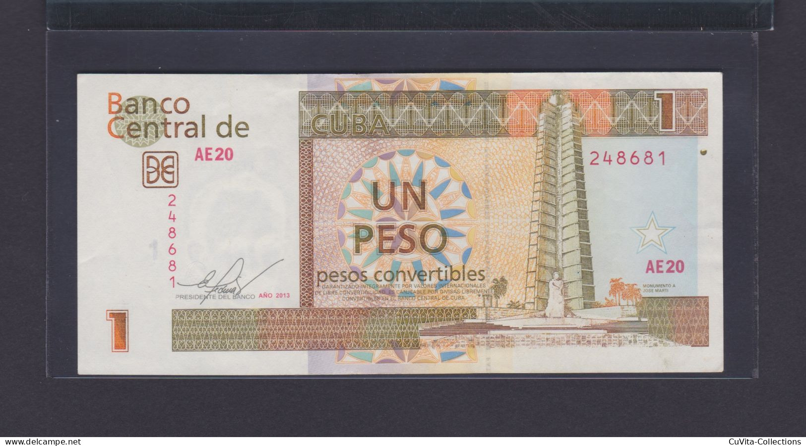 1 PESO CONVERTIBLE (CUC) 2013 XF / EBC - - Kuba