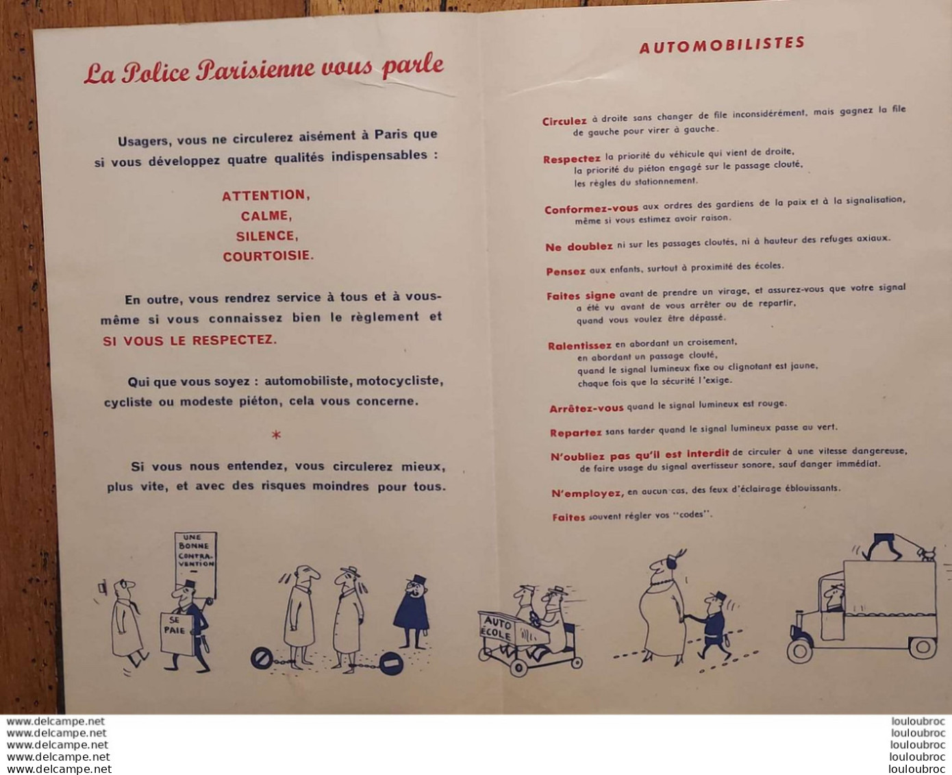 TOURING CLUB DE FRANCE 10/1954 COMMENT CIRCULER A PARIS DEPLIANT AVEC PLAN - Other & Unclassified