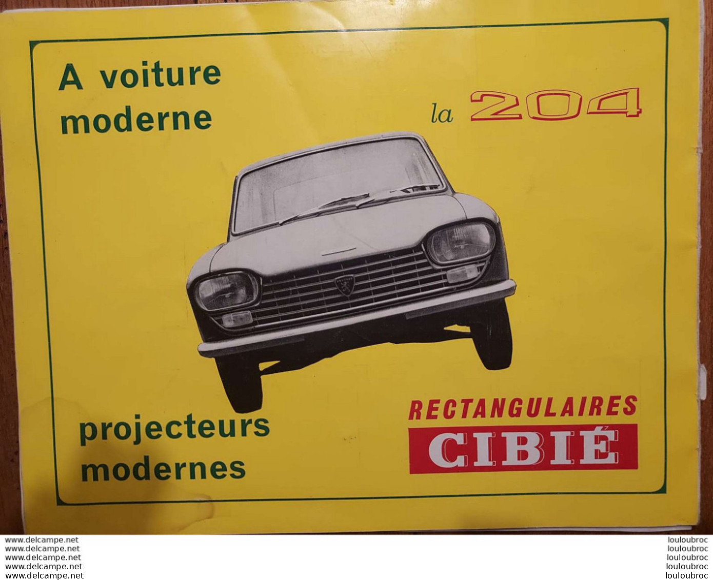 REVUE TECHNIQUE PEUGEOT 204  LIVRET DE 50 PAGES - Auto