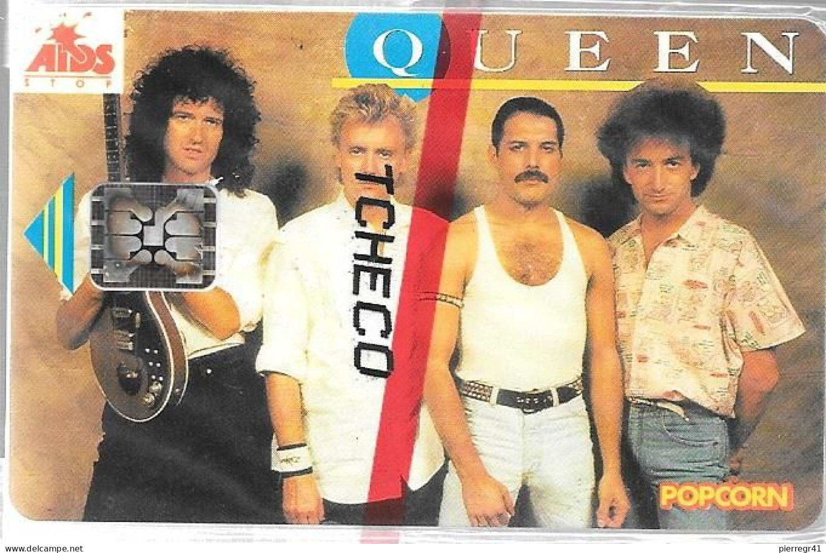 CARTE²°-1993-TCHECOSLOVAQUIE-PUCE Sc5 V°N°Rge C27640531-GROUPE QUEEN-NSB-TBE - Tschechoslowakei