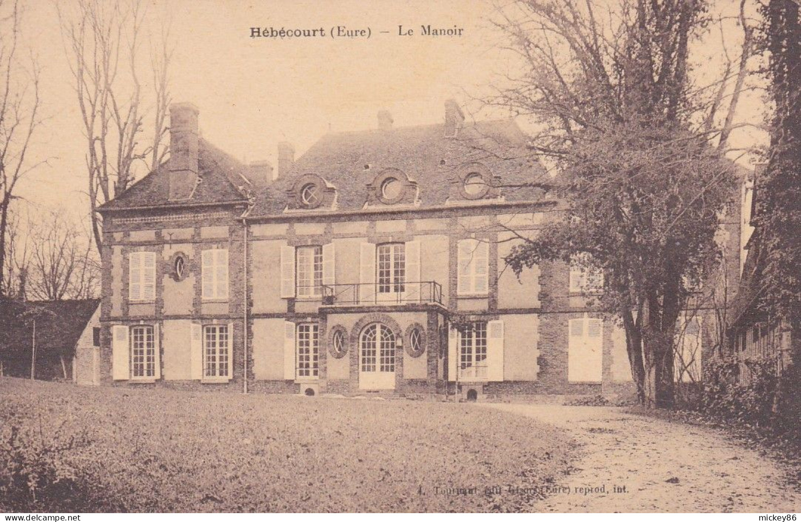 HEBECOURT - Le Manoir  ......belle Carte.......à Saisir - Hébécourt