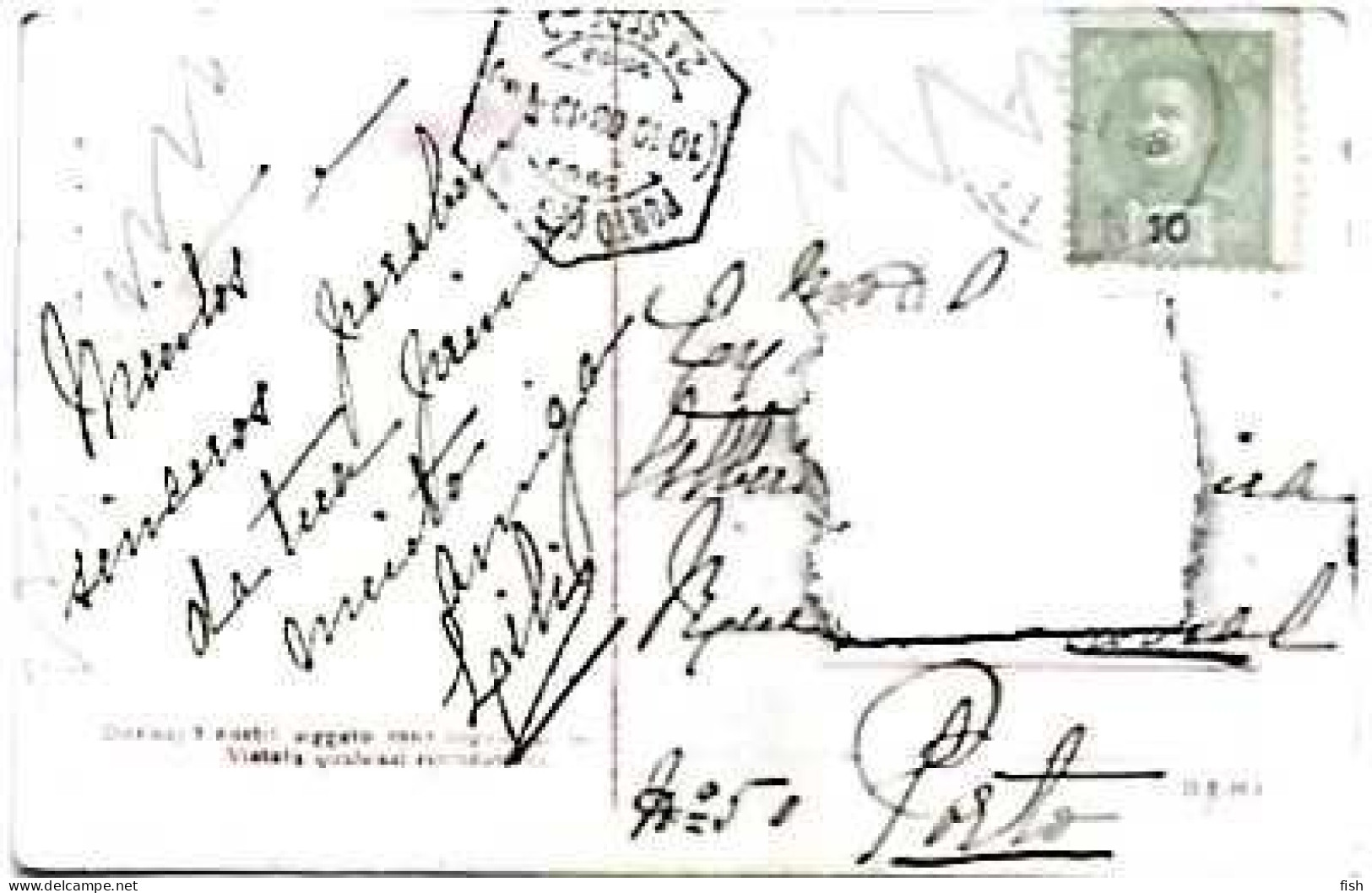 Portugal & Marcofilia, Fantasia, Flores, Porto A  Pedras Salgadas 1912 (8497) - Storia Postale