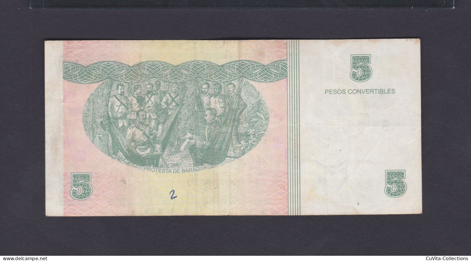 5 PESOS CONVERTIBLES (CUC) 2017 VF / MBC+ - Cuba