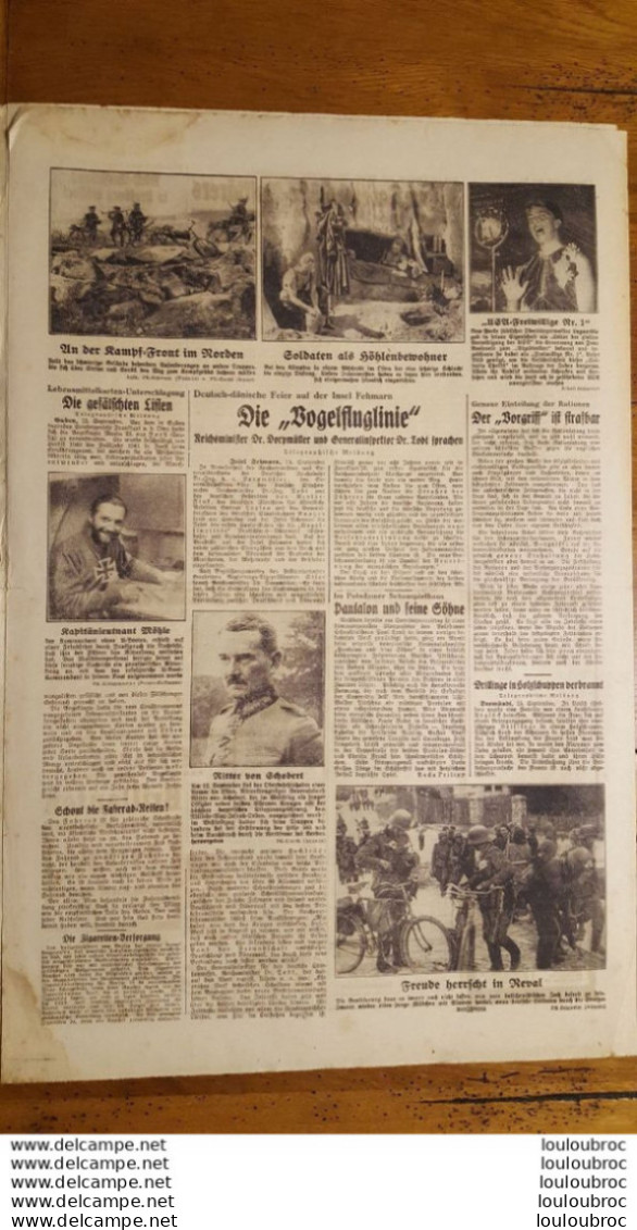 NACHTAUSGABE FELDPOST BERLINER ILLUSTRIERTE 15 SEPTEMBRE 1941 JOURNAL ALLEMAND - 1939-45