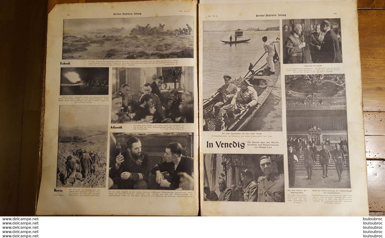 BERLINER ILLUSTRIERTE ZEITUNG  26 JUIN  1941 JOURNAL ALLEMAND 20 PAGES - 1939-45