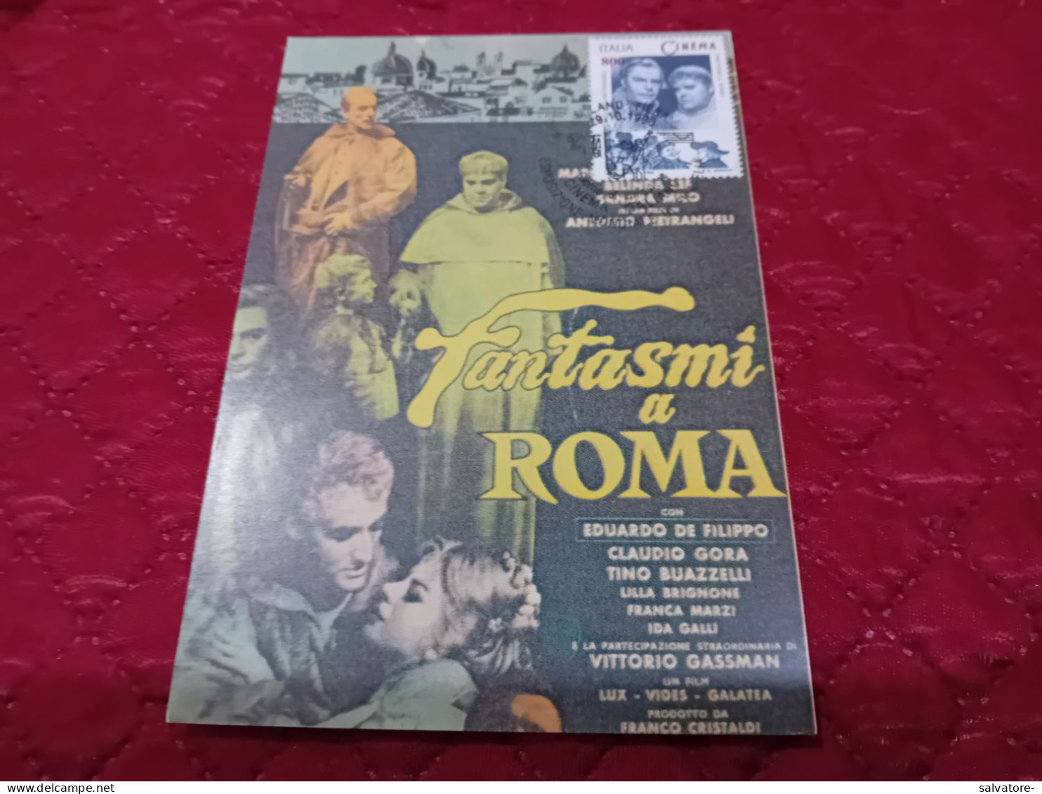 CARTOLINA FANTASMI DI ROMA 1998 - Pubblicitari