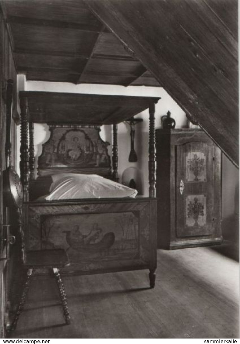 77661 - Augsburg - Fuggerei, Schlafzimmer - Ca. 1965 - Augsburg