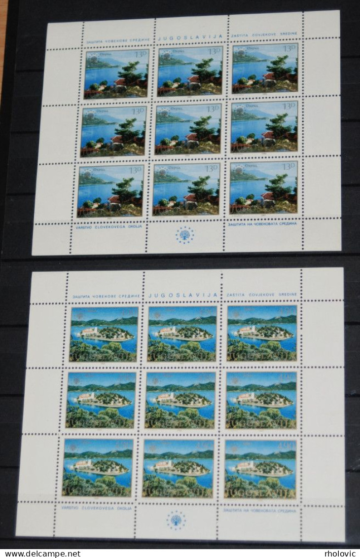 YUGOSLAVIA 1980, Europa - CEPT, Nature, Mi #1847-8, Miniature Sheets, MNH** - 1980