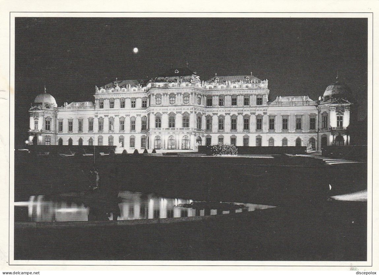 U5817 Wien - Schloss Belvedere - Nachtaufnahme / Viaggiata 1994 - Belvedere