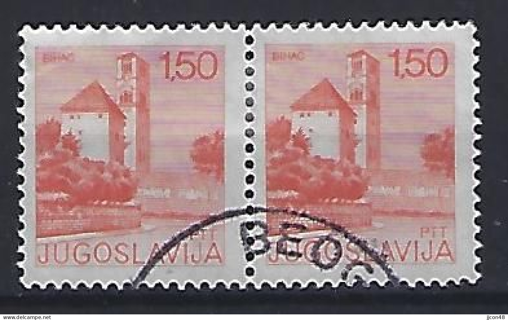 Jugoslavia 1976  Sehenswurdigkeiten (o) Mi.1662 A - Usati