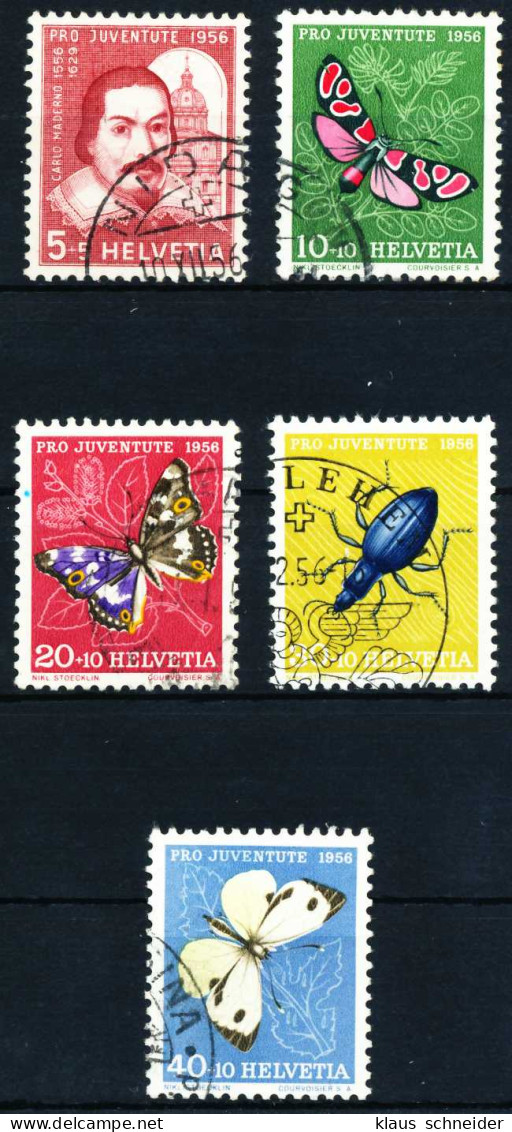 SCHWEIZ PRO JUVENTUTE Nr 632-636 Gestempelt X54BB5A - Used Stamps