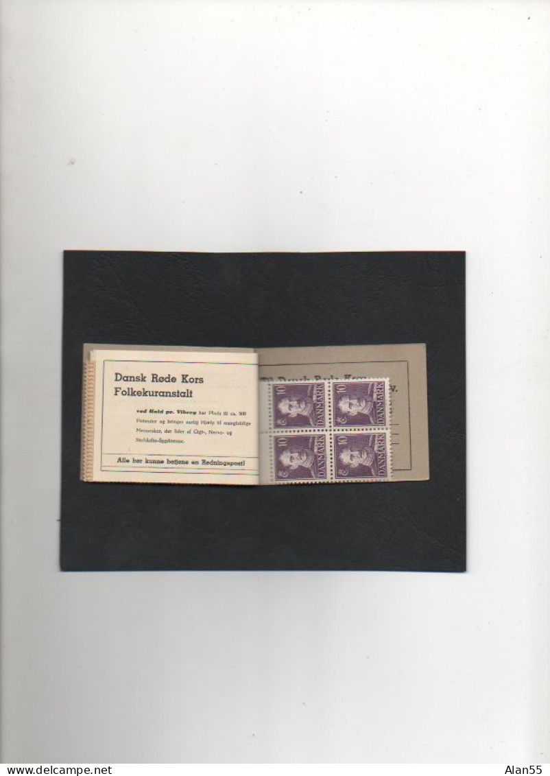 DANEMARK.1942. VARIETE CARNET  PUBLICITAIRE NEUF**.THEMES:CROIX-ROUGE.CELEBRITES - Booklets