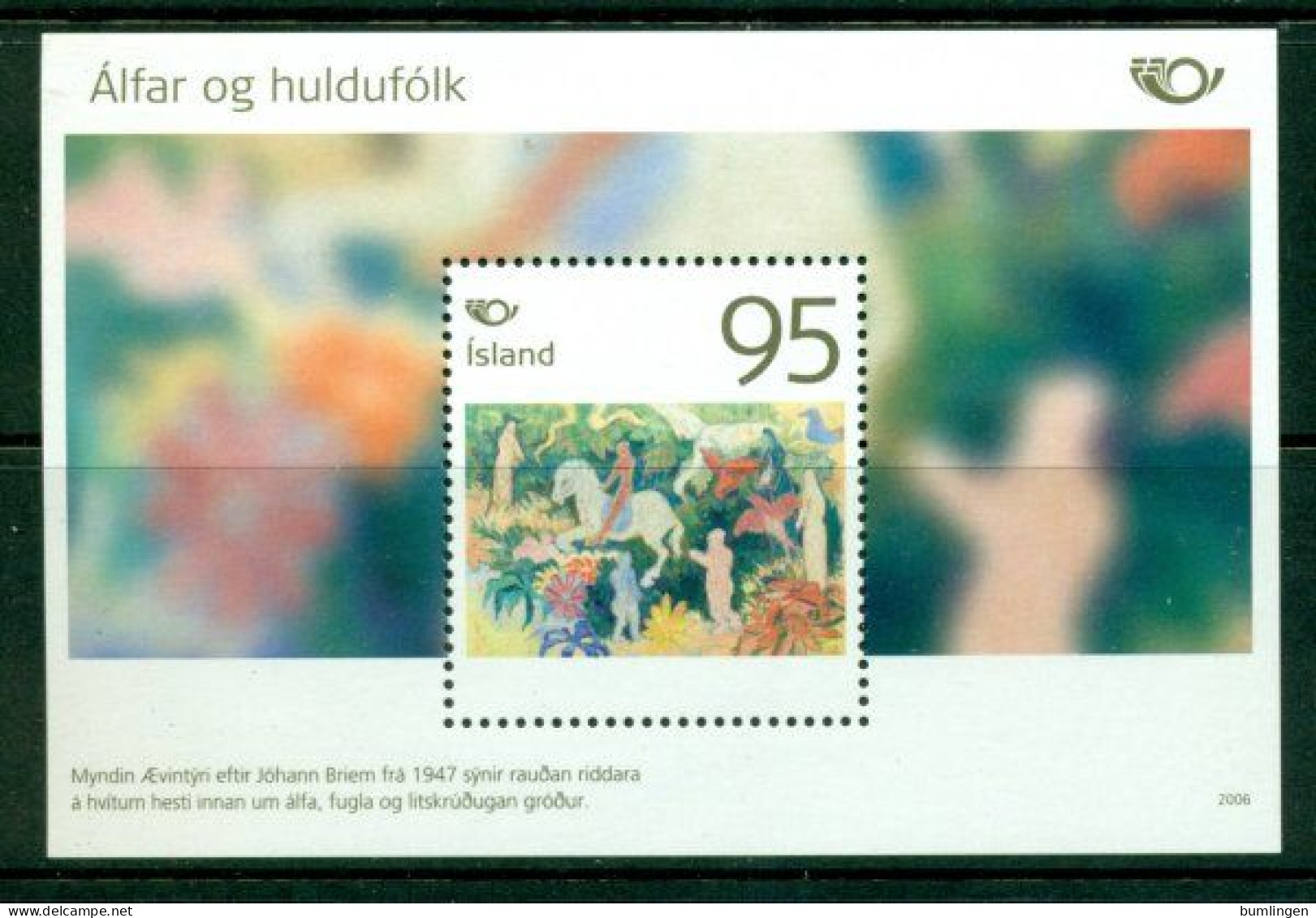 ICELAND 2006 Mi BL 40** Nordic Mythology [B575] - Fairy Tales, Popular Stories & Legends