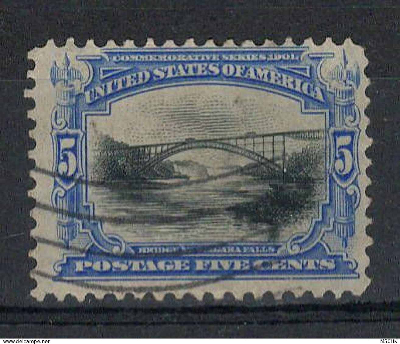 Etats Unis / USA - YV 141 Oblitéré , Exposition De Buffalo , Pont - Used Stamps