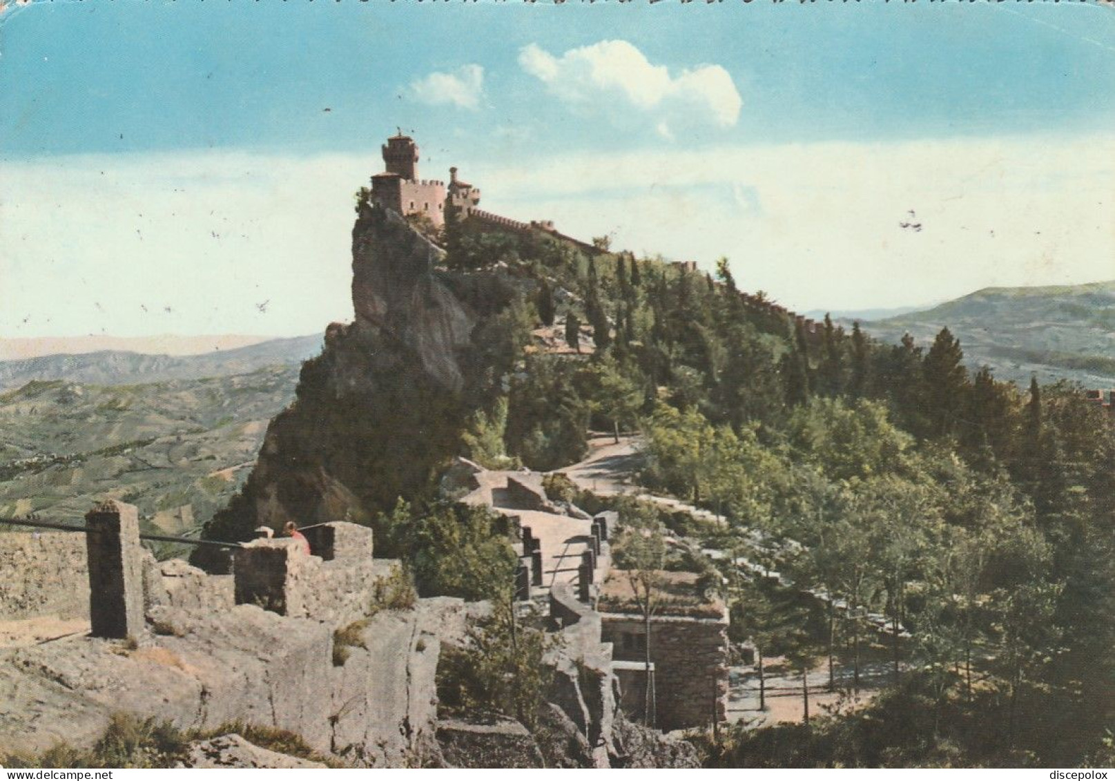 U5825 Repubblica Di San Marino - Seconda Torre E Panorama / Viaggiata 1962 - San Marino