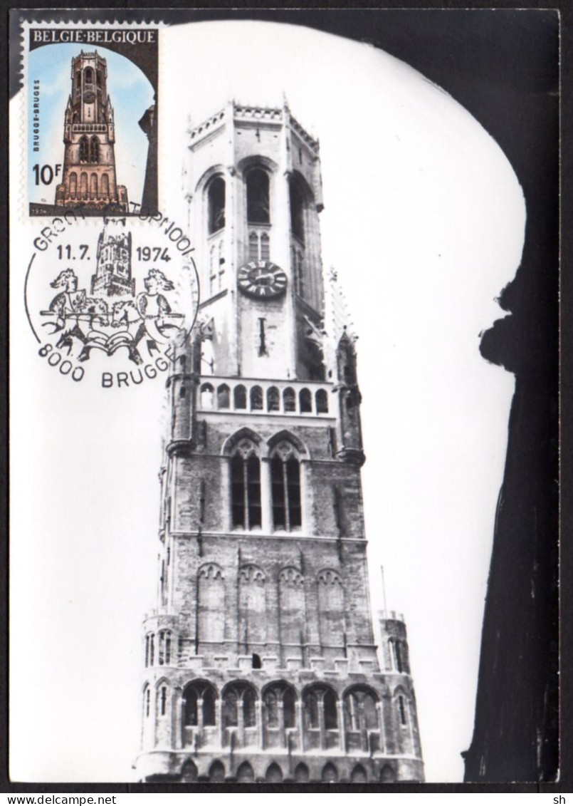 BRUGGE - BRUGES - Carte Maximum - Beffroi - Belfort - Groot Tornooi - Monumenten