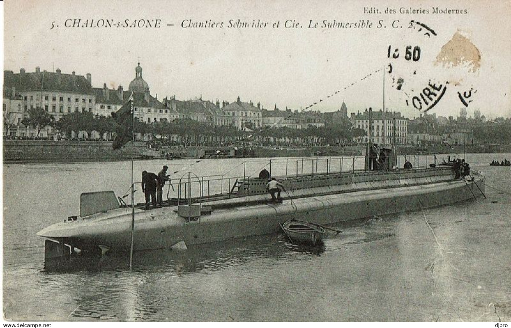 Chalon Sur Saone  5 Chantiers Schneider - Sous-marins