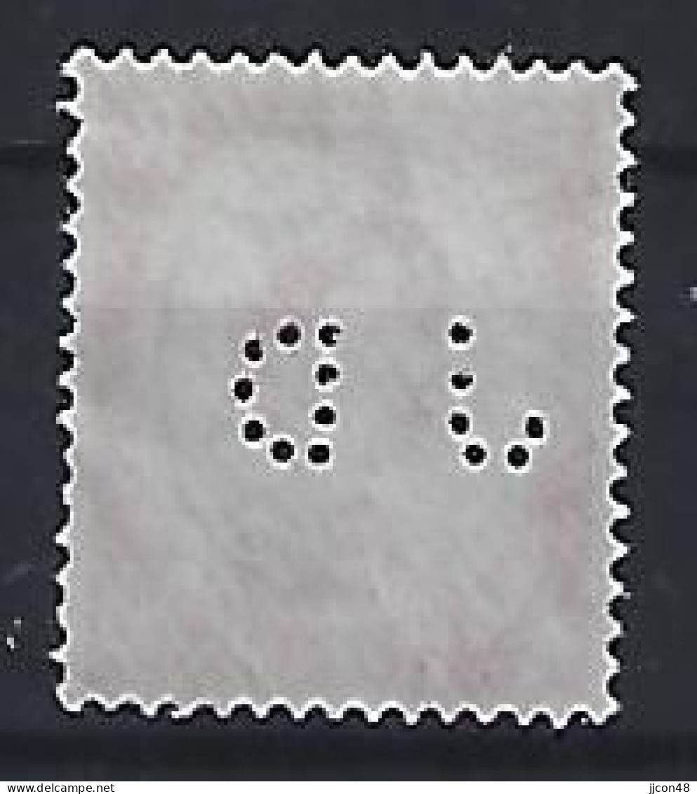 GB 1958-67  Queen Elizabeth II (o) Mi.322 (perfin JD) - Gezähnt (perforiert)