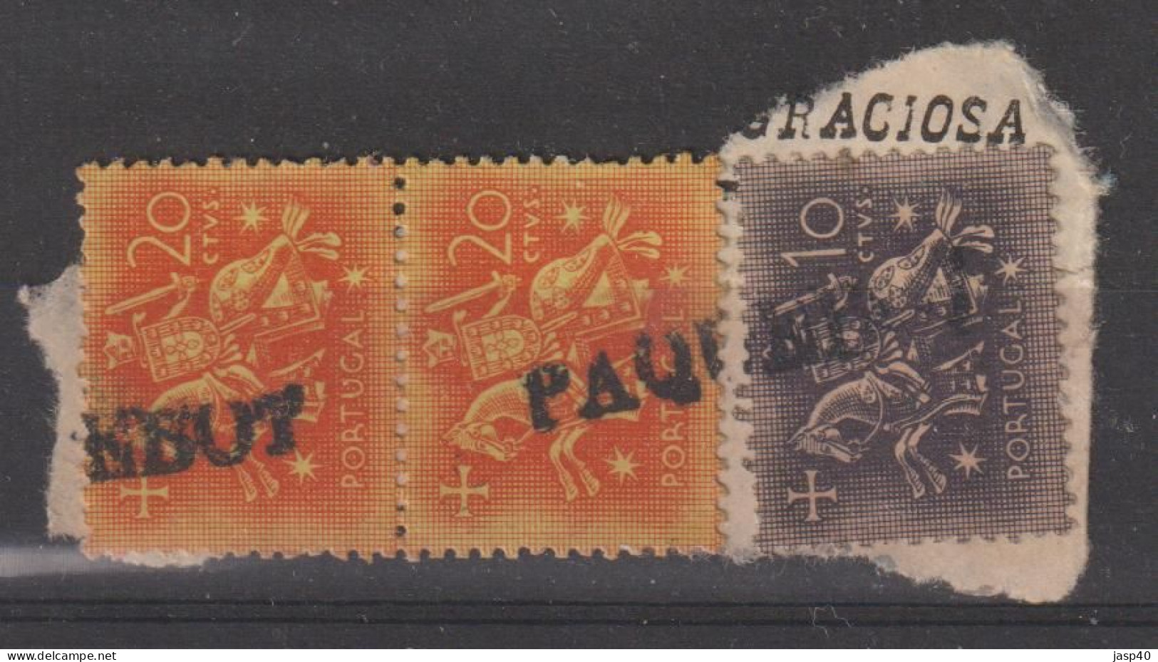 PORTUGAL 764/765 - POSTMARKS OF PORTUGAL - PAQUETEBOT - Used Stamps