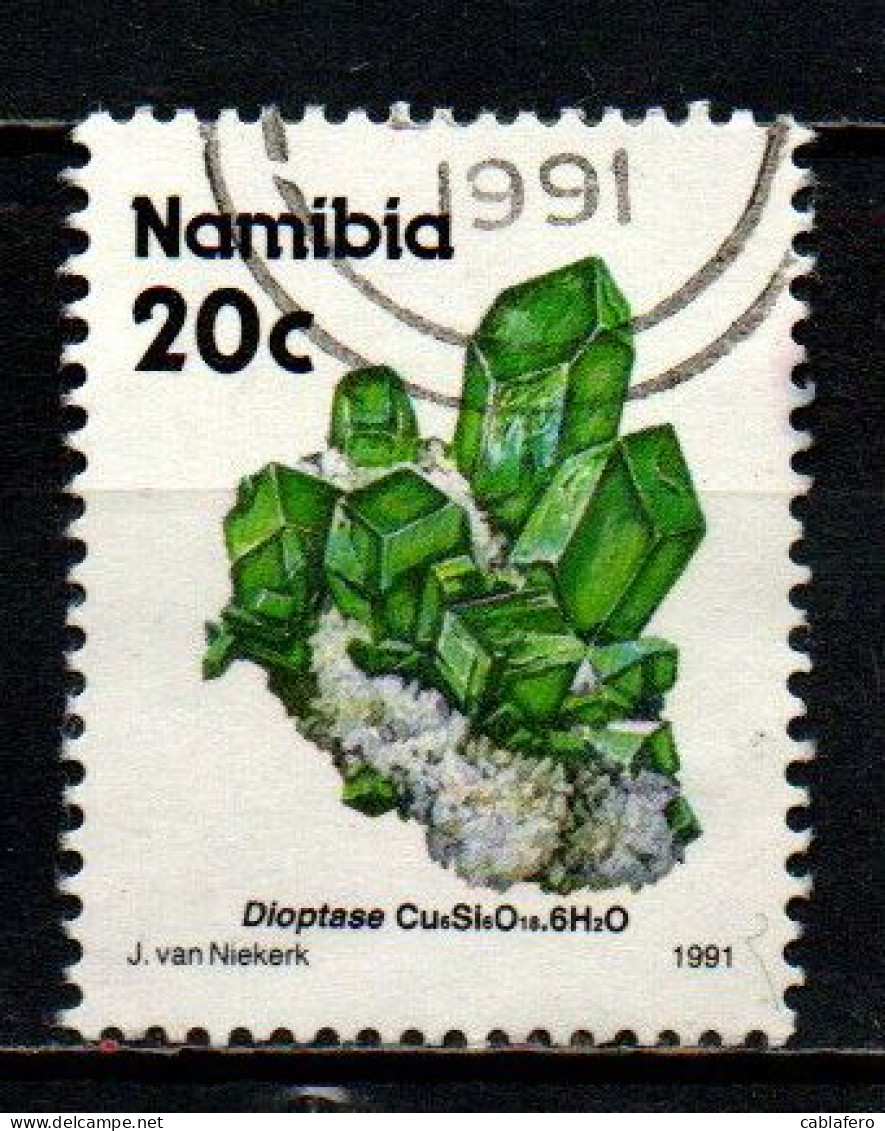 NAMIBIA - 1991 - Dioptase - USATO - Namibia (1990- ...)