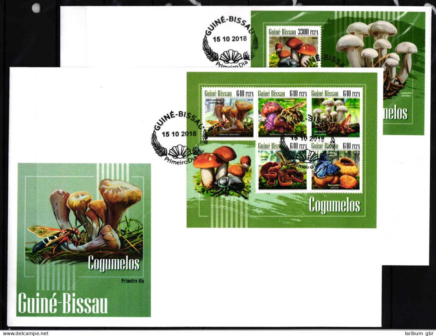 Guinea Bissau 10167-10171, Block 1750 Gestempelt Kleinbogen Als FDC #JA935 - Guinea-Bissau