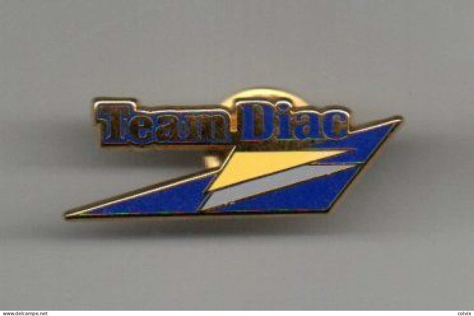 PIN'S AUTOMOBILE RENAULT TEAM DIAC Signé ARTHUS BERTRAND - Renault