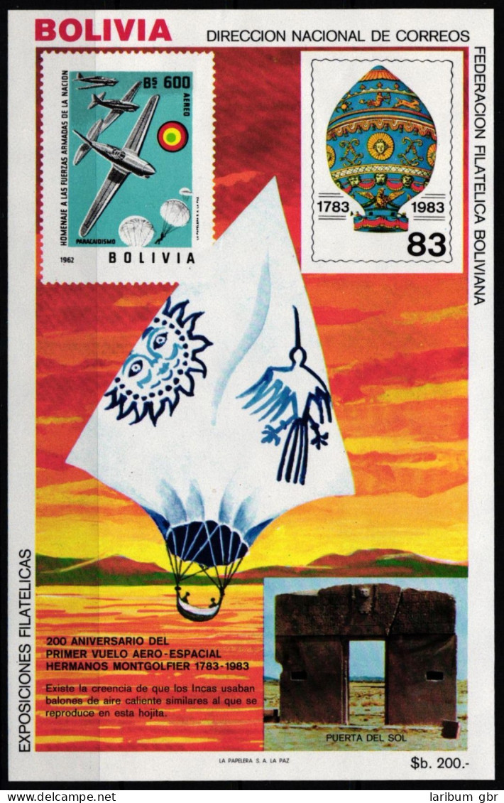 Bolivien Block 133 Postfrisch #JP316 - Bolivia