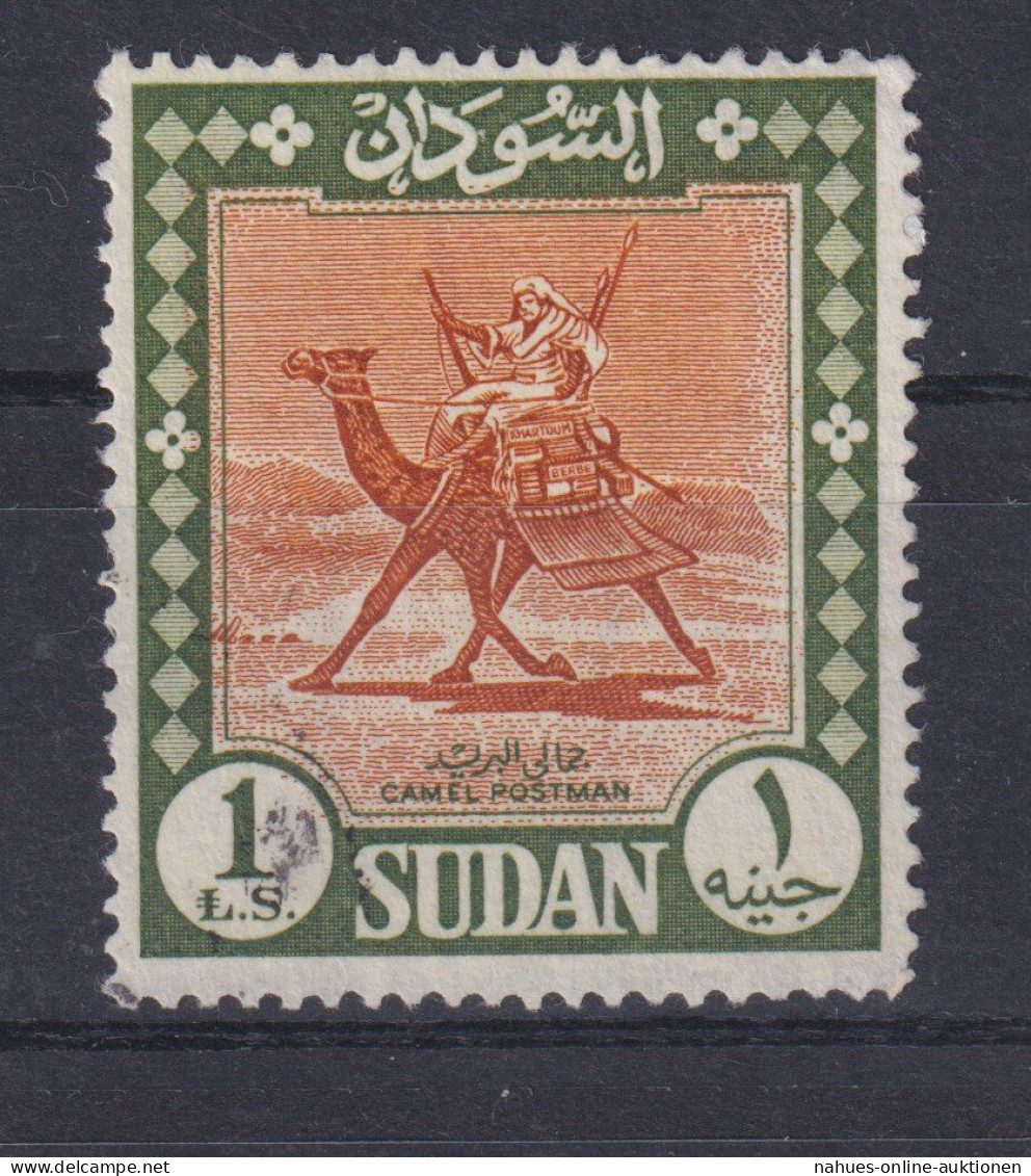 Sudan 192 AZ Kamelpostreiter 1 Pfund 1962 Gestempelt Michelwert -,- - Sudan (1954-...)