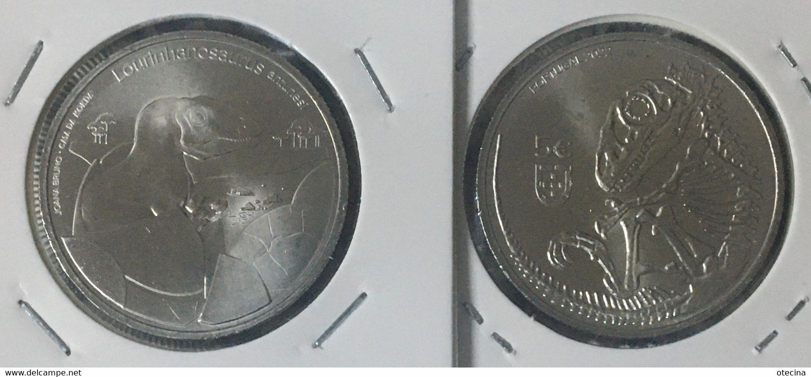 PORTUGAL 5 Euro "Dinossauro (Lourinhanosaurus Antunesi)" 2022 UNC - Portugal