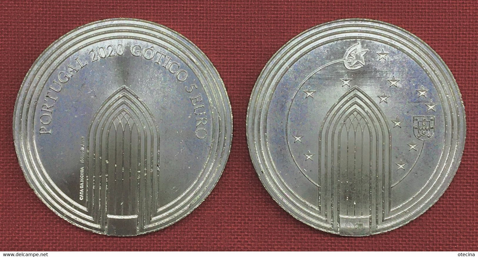 PORTUGAL 5 Euro "Le Gothique" 2020 UNC - Portugal