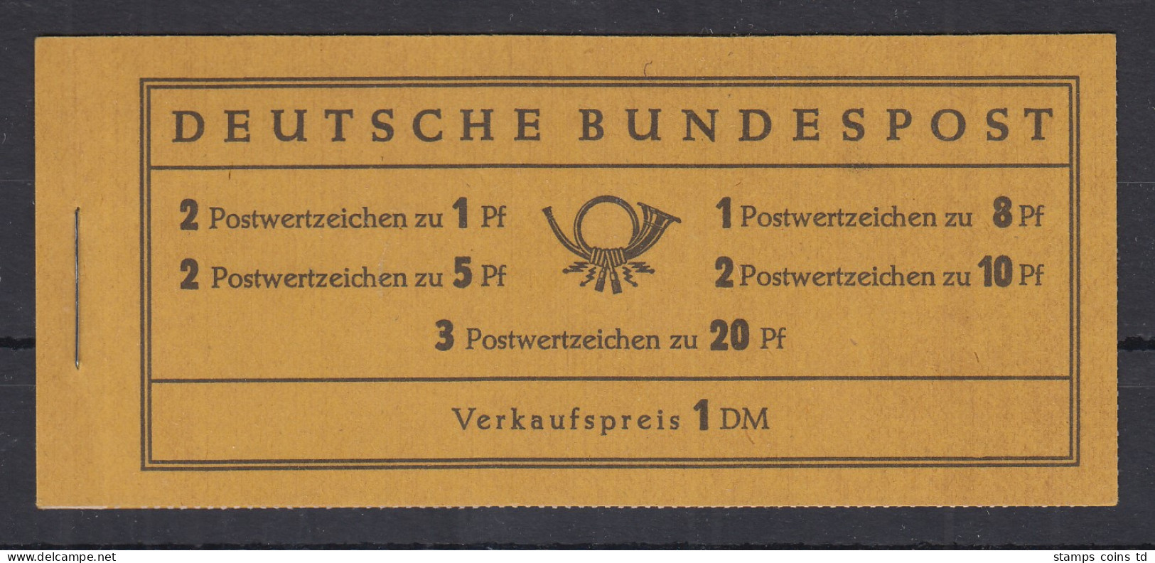 Bundesrepublik Heuss Markenheftchen MH Mi.-Nr 4 X U  ** - 1951-1970