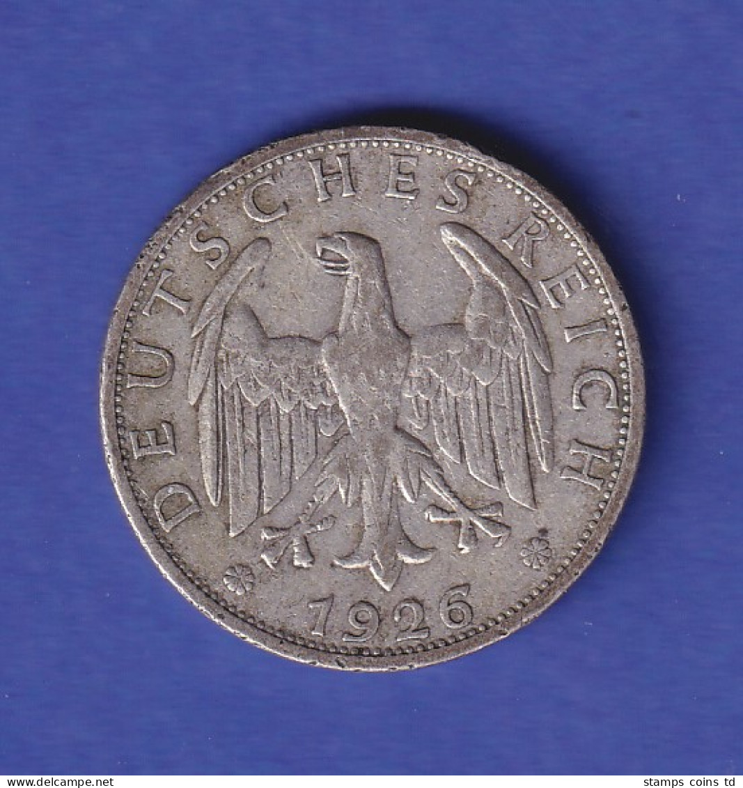 Deutsches Reich Silbermünze 2 Reichsmark 1926 E Ss - Autres & Non Classés