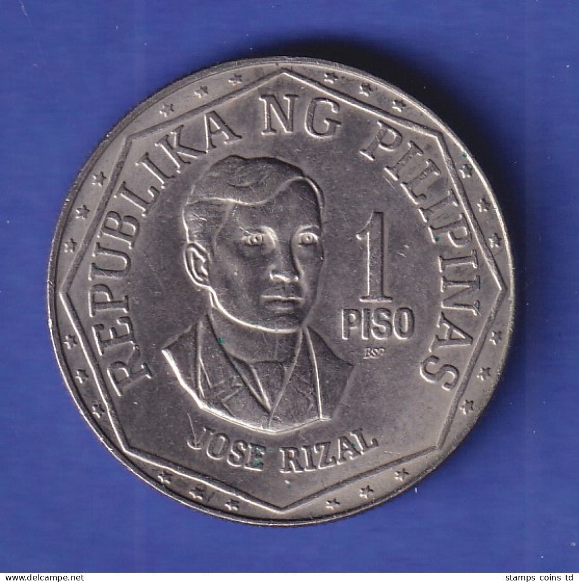 Philippinen Umlaufmünze 1 Peso Jose Rizal 1979 - Otros – Oceanía