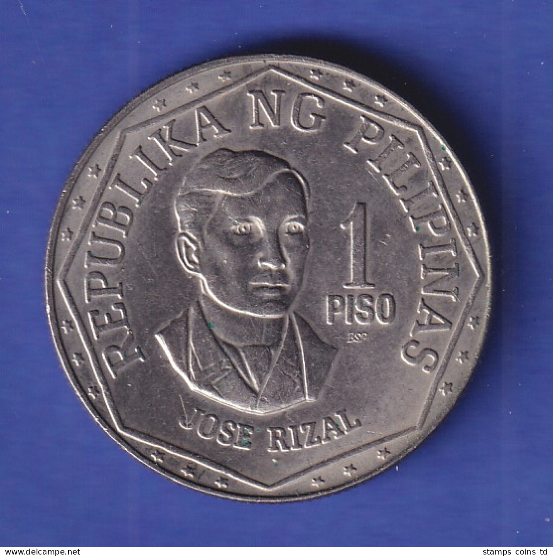 Philippinen Umlaufmünze 1 Peso Jose Rizal 1979 - Autres – Océanie