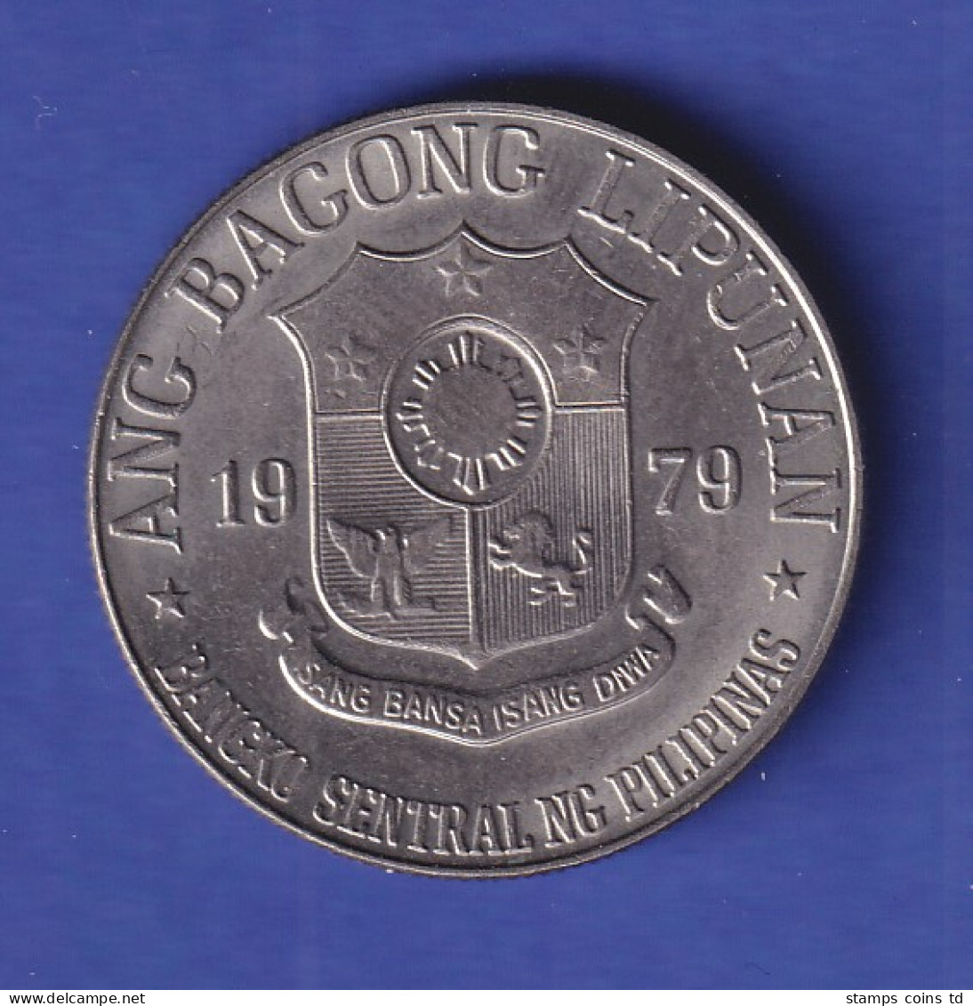 Philippinen Umlaufmünze 1 Peso Jose Rizal 1979 - Altri – Oceania