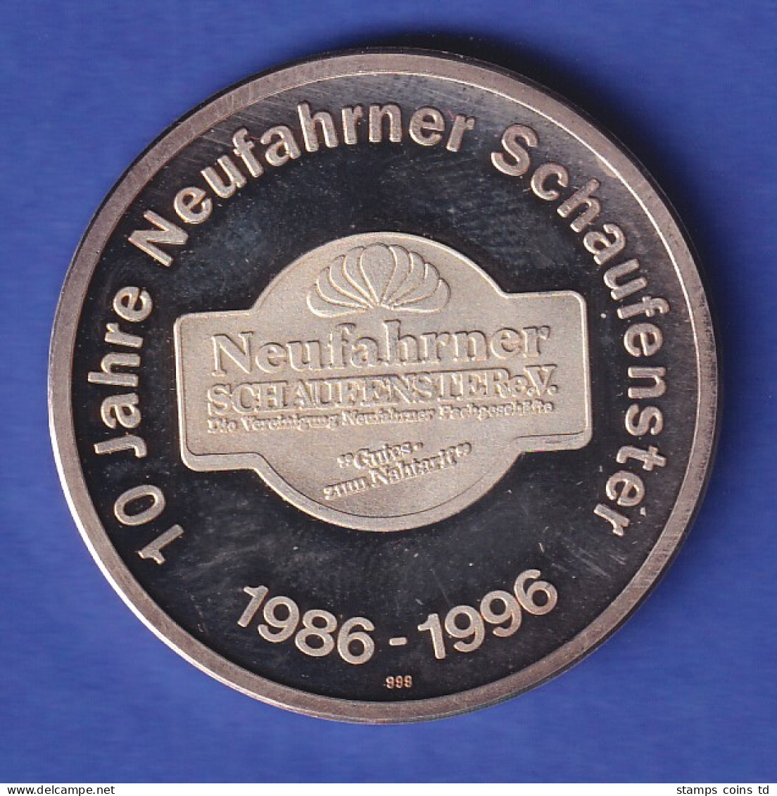 Silbermedaille Neufahrn 10 Jahre Neufahrner Schaufenster E.V. - Pfarrkirche 1996 - Non Classés