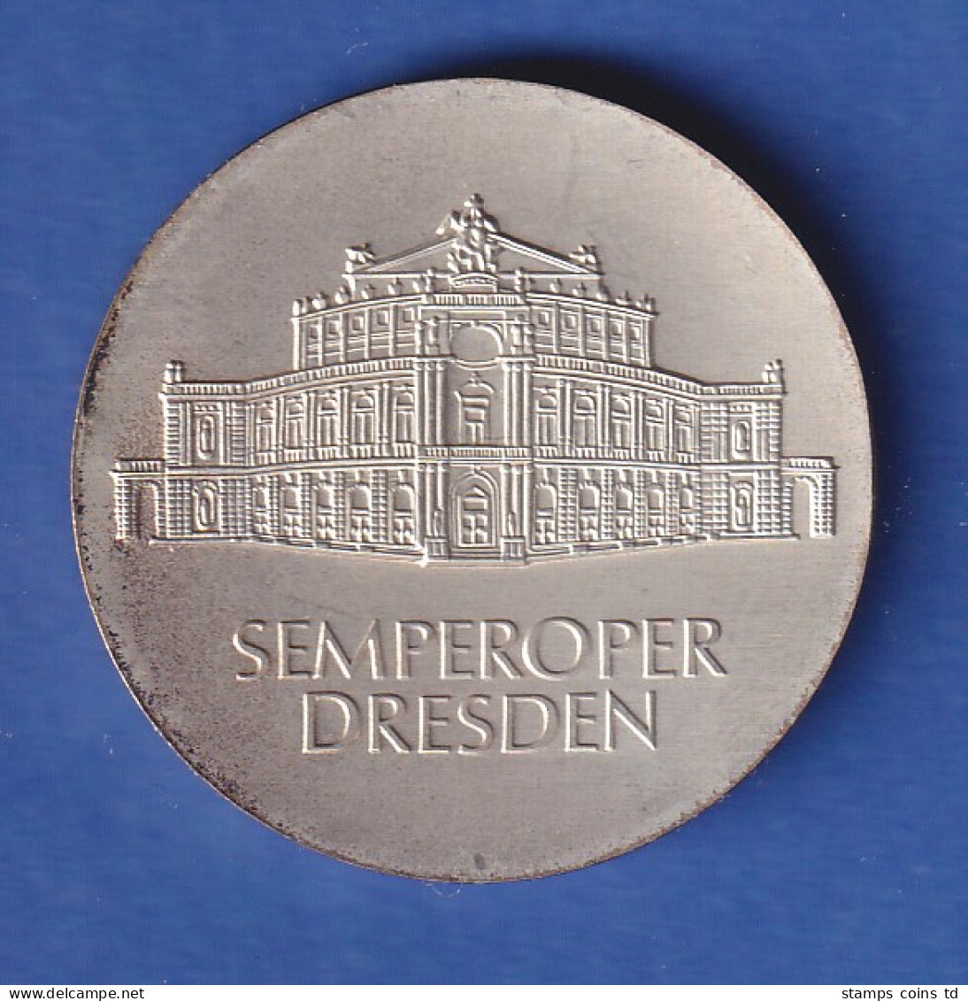 DDR 10 Mark Gedenkmünze 1985 Semper-Oper In Dresden, Stempelglanz  - Andere & Zonder Classificatie