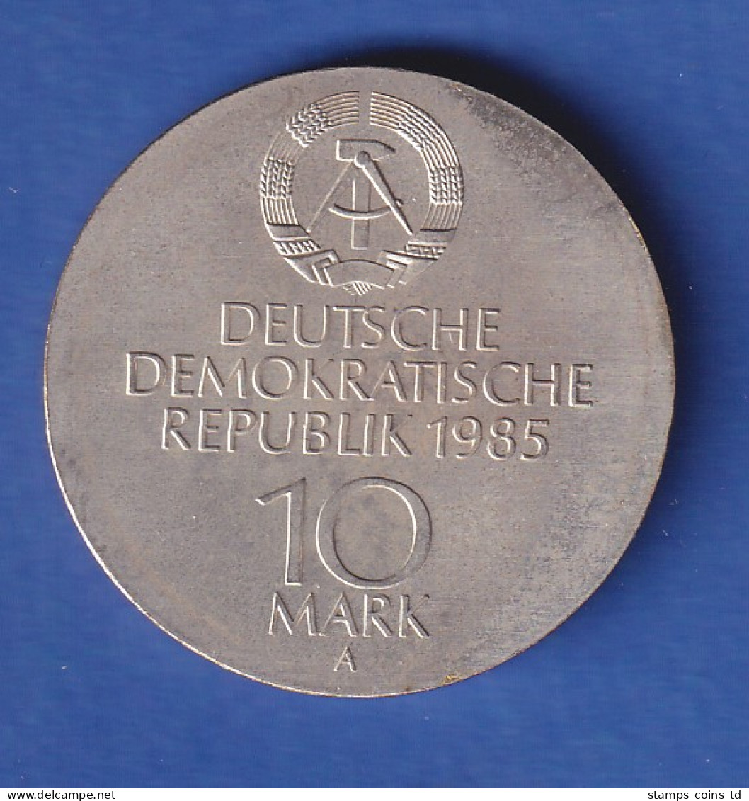 DDR 10 Mark Gedenkmünze 1985 Semper-Oper In Dresden, Stempelglanz  - Sonstige & Ohne Zuordnung