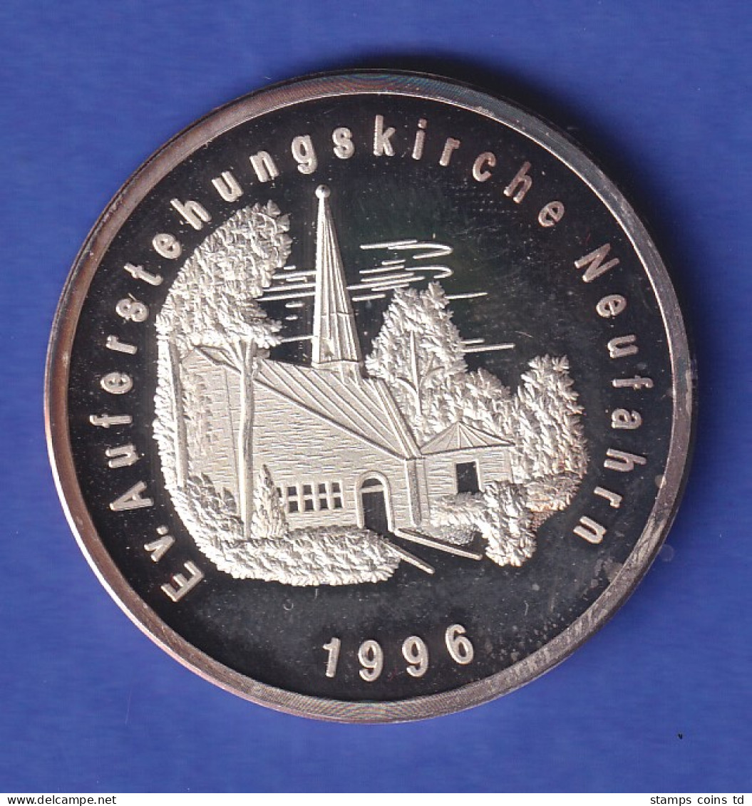 Silbermedaille Neufahrn - Evangelische Auferstehungskirche 1996 - Ohne Zuordnung